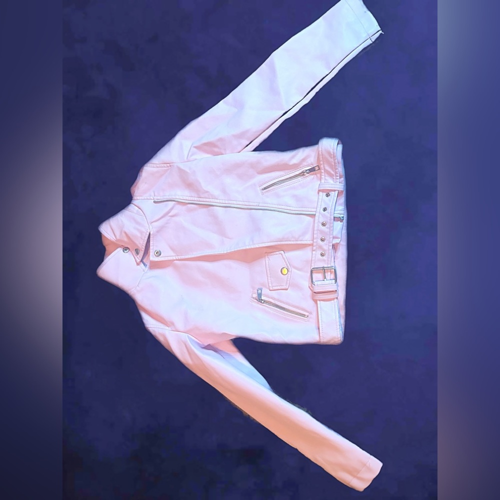Pink "leather" jaket